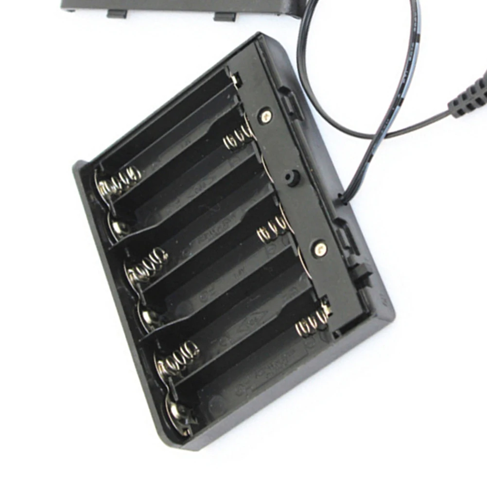 6 x AA 2A Clip Holder 9V Storage Case Enclosed Box with Wire Leads and ON/OFF (No Screws Included)
6 x AA 2A Clip Holder 9V Storage Case Enclosed Box with Wire Leads and ON/OFF (No Screws Included)