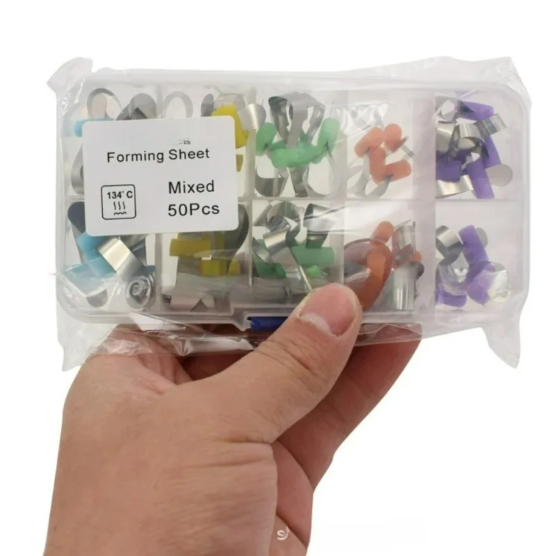Dental Matrix Bands 50pcs Assorted–Stainless Steel Douban Type Positioning Bands for Restorative Dental Procedures Durable
Dental Matrix Bands 50pcs Assorted–Stainless Steel Douban Type Positioning Bands for Restorative Dental Procedures Durable