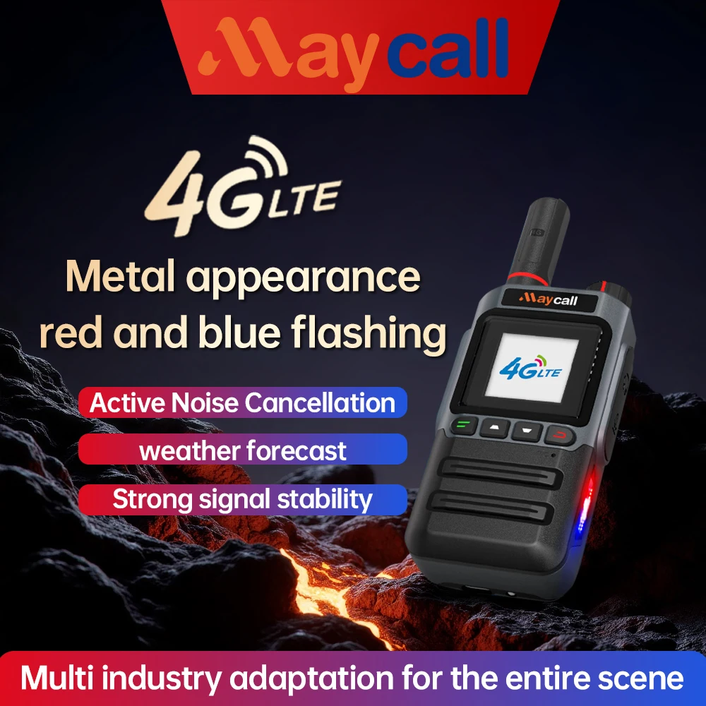MY-720 Small SOS 5G LTE Handheld Walkie Talkie with Unlimited Cellular Range Global POC PTT for Radio 4G Sim Card Support
MY-720 Small SOS 5G LTE Handheld Walkie Talkie with Unlimited Cellular Range Global POC PTT for Radio 4G Sim Card Support