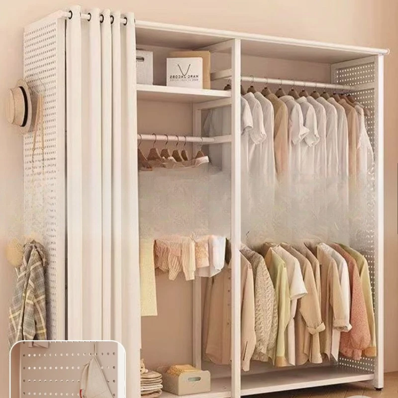 Coat rack, bedroom floor-to-ceiling open wardrobe, household combination storage, hole board rack
Coat rack, bedroom floor-to-ceiling open wardrobe, household combination storage, hole board rack