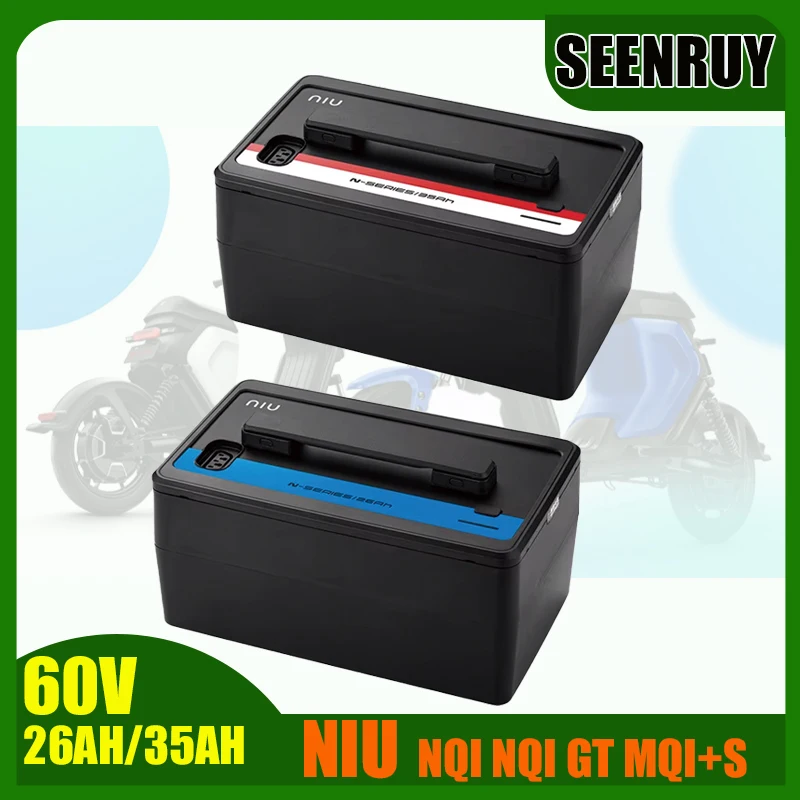 NIU Original Battery 60V 26AH 35AH Lithium Battery Li-ion for Electric Vehicle NQI NQI GT
NIU Original Battery 60V 26AH 35AH Lithium Battery Li-ion for Electric Vehicle NQI NQI GT