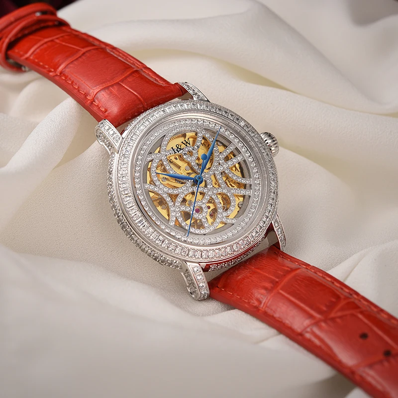 Carnival Brand High-End Gypsophila Series Luxury Diamond Mechanical Watch Women Sapphire MIYOTA Movement Automatic Watches Women
Carnival Brand High-End Gypsophila Series Luxury Diamond Mechanical Watch Women Sapphire MIYOTA Movement Automatic Watches Women