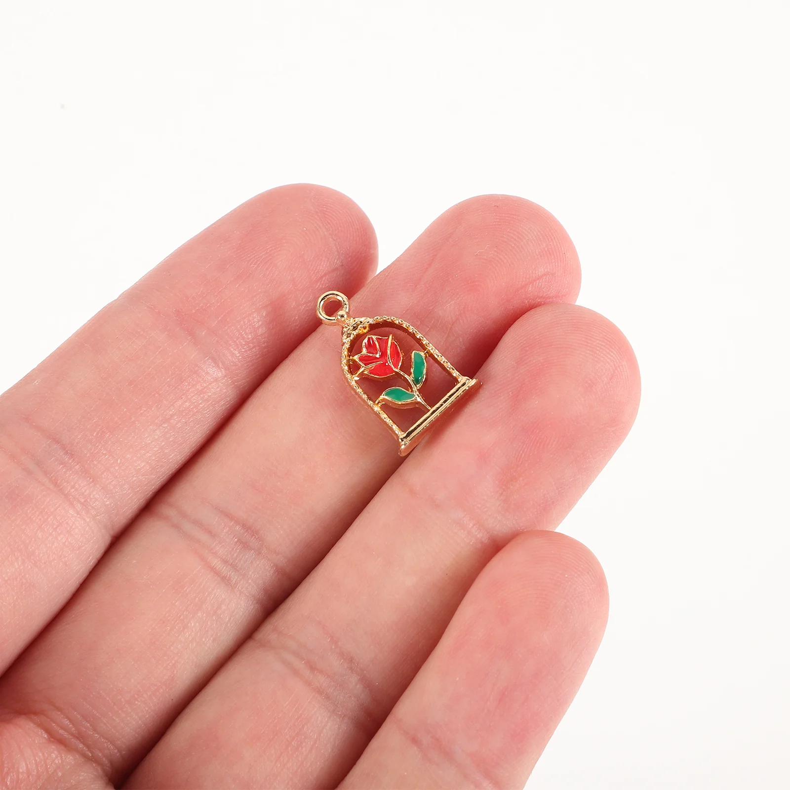 10 Pcs Bracelet Charms Rose Alloy Necklace Accessories Mini for Jewelry Making Jewellery Decorative
10 Pcs Bracelet Charms Rose Alloy Necklace Accessories Mini for Jewelry Making Jewellery Decorative