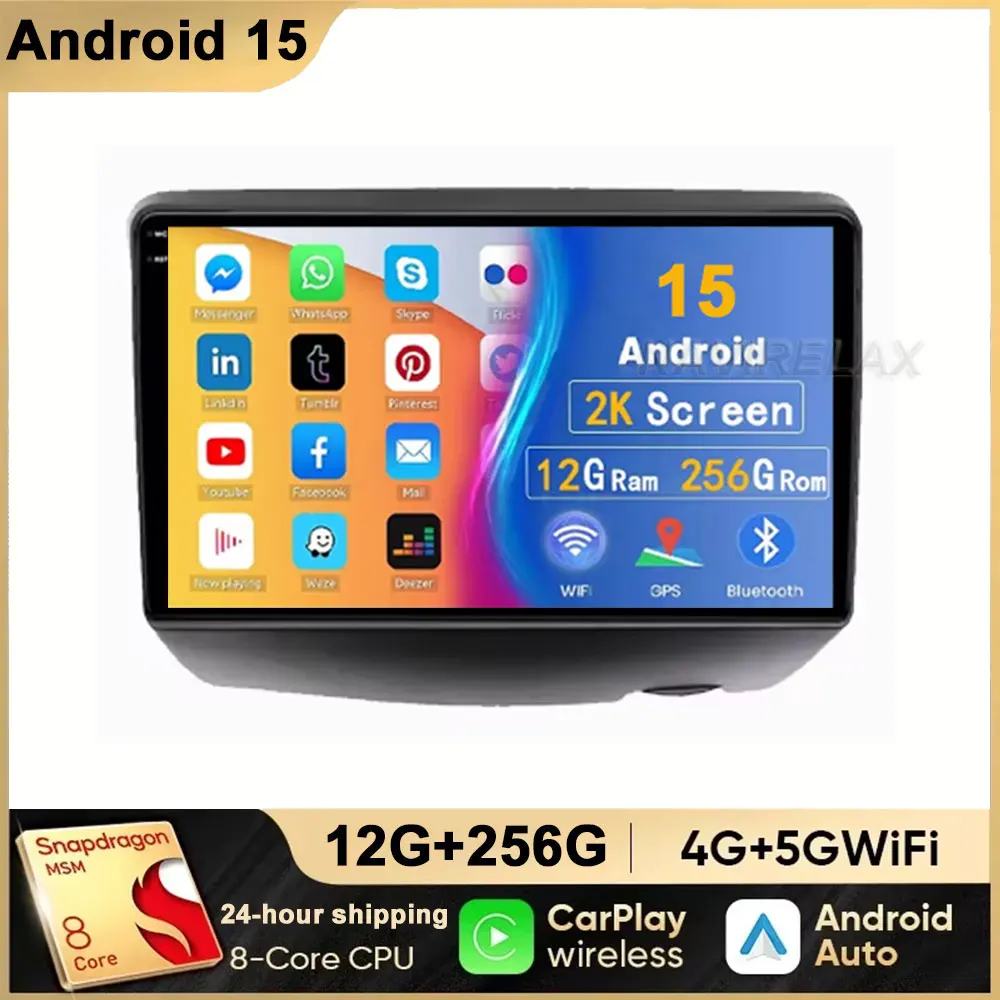 Автомобильный радиоприемник для Toyota Vitz XP10 Yaris Platz Echo 1999-2005, автоматический навигационный плеер, мультимедийный Android 15, авто Carplay, сенсорный экран
Автомобильный радиоприемник для Toyota Vitz XP10 Yaris Platz Echo 1999-2005, автоматический навигационный плеер, мультимедийный Android 15, авто Carplay, сенсорный экран