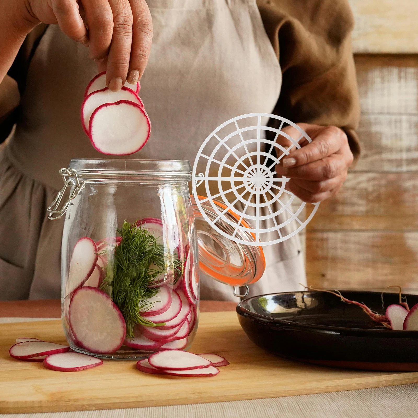 5 Pcs Pickle Press Jar Accessories Fire Grates Egg Cleanout Floor Drain Plastic Buddy Heater Cooking Compact Food
5 Pcs Pickle Press Jar Accessories Fire Grates Egg Cleanout Floor Drain Plastic Buddy Heater Cooking Compact Food