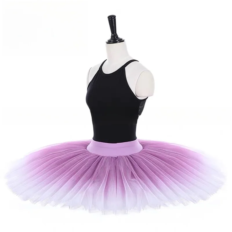 New multi-color gradient ballet skirt half-length practice skirt pancake skirt TUTU skirt launched
New multi-color gradient ballet skirt half-length practice skirt pancake skirt TUTU skirt launched