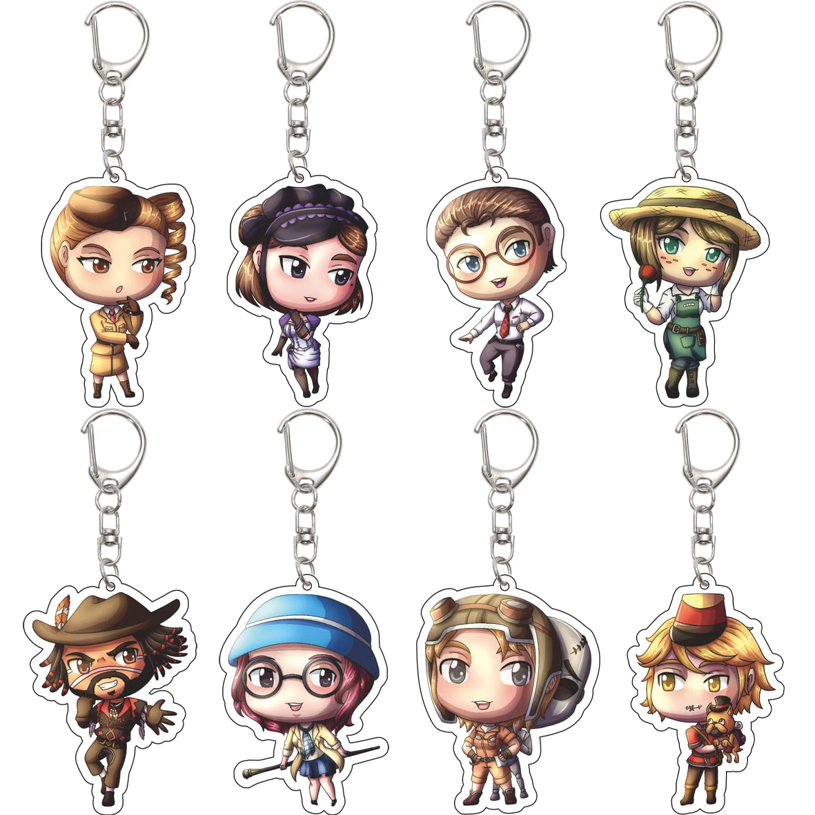 55MM Keychain Anime Game Identity V Doctor Lawyer Gardener Magician Explorer Enchantress Painter Acrylic Key Chain Cute Gifts
55MM Keychain Anime Game Identity V Doctor Lawyer Gardener Magician Explorer Enchantress Painter Acrylic Key Chain Cute Gifts