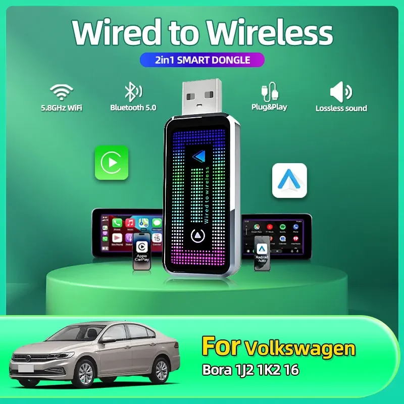 2025 New Wireless Carplay Adapter Android Auto 2in1 Smart Box WIFI BT Auto Connect For Volkswagen Bora 1J2 1K2 16
2025 New Wireless Carplay Adapter Android Auto 2in1 Smart Box WIFI BT Auto Connect For Volkswagen Bora 1J2 1K2 16