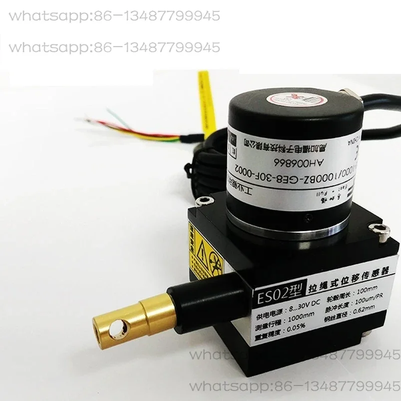 Pull wire displacement Pull rope sensor Pull wire Drawstring encoder Electronic ruler Precision type ( less than 1200mm stroke)
Pull wire displacement Pull rope sensor Pull wire Drawstring encoder Electronic ruler Precision type ( less than 1200mm stroke)