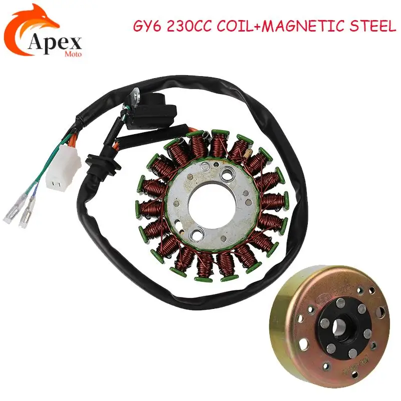 Motorcycle beach bike GY6 230CC magnetic steel engine ignition coil
Motorcycle beach bike GY6 230CC magnetic steel engine ignition coil