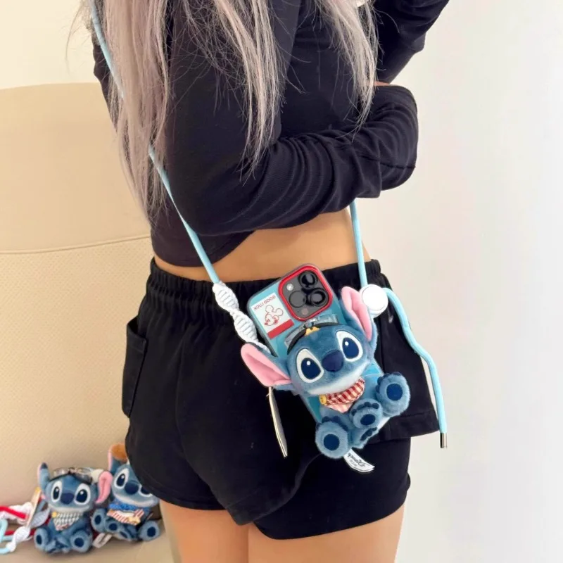 New Kawaii Disney Stitch Cell Phone Back Clip Cute Creative Doll Cell Phone Lanyard Adjustable Crossbody Girls Holiday Gift
New Kawaii Disney Stitch Cell Phone Back Clip Cute Creative Doll Cell Phone Lanyard Adjustable Crossbody Girls Holiday Gift