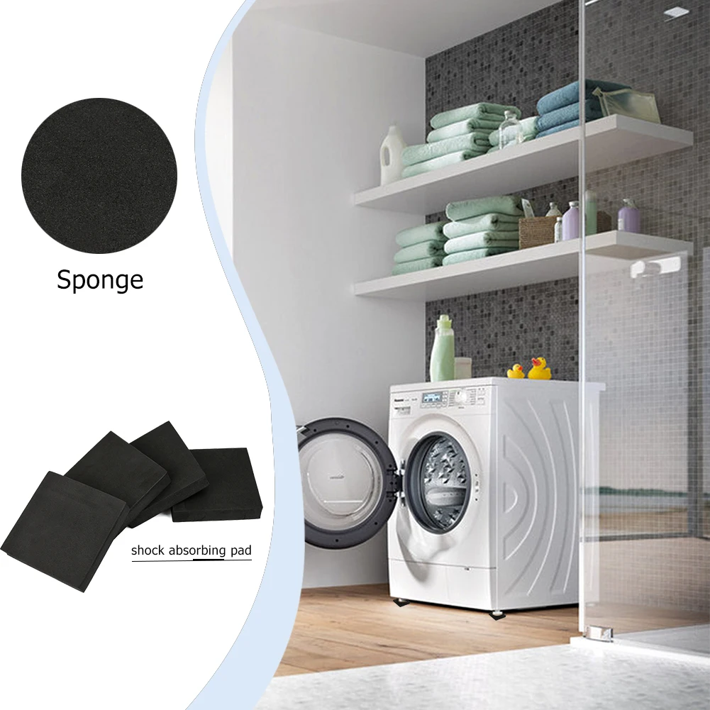 4pcs Anti-Vibration Pads Sponge Machine Shock Pads Square Universal Silent Practical Portable Lightweight Kitchen Bathroom Tools
4pcs Anti-Vibration Pads Sponge Machine Shock Pads Square Universal Silent Practical Portable Lightweight Kitchen Bathroom Tools