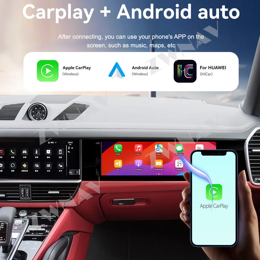 Co-pilot Carplay 15-дюймовый сенсорный экран для Porsche Cayenne 2018-2023 Android 14 Автомобильный GPS-навигатор Автомобильный мультимедийный плеер
Co-pilot Carplay 15-дюймовый сенсорный экран для Porsche Cayenne 2018-2023 Android 14 Автомобильный GPS-навигатор Автомобильный мультимедийный плеер