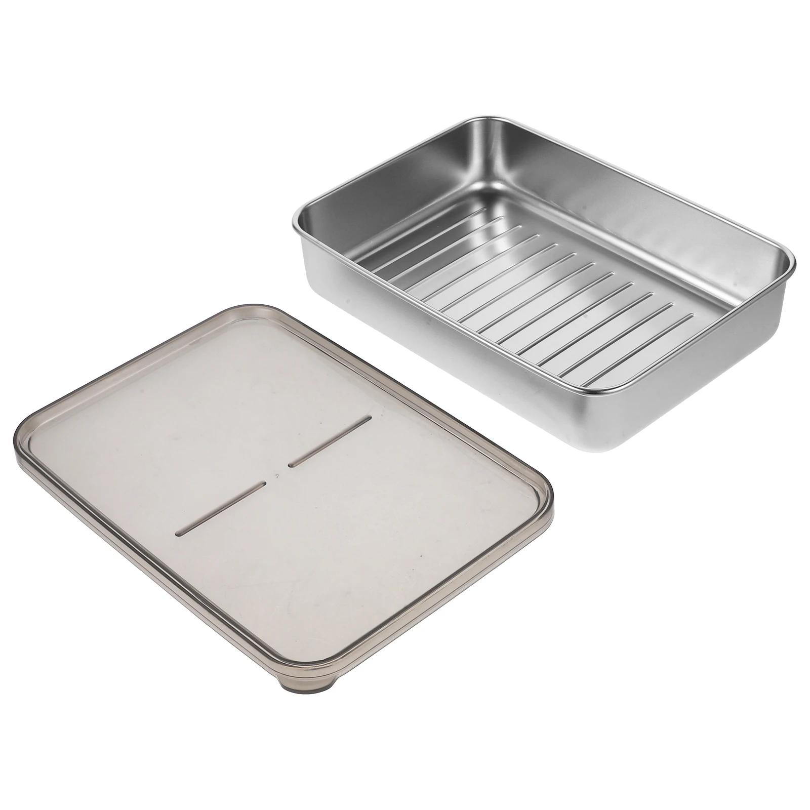 Stainless Steel Food Container 20x14.5x4.5cm 800ml Airtight Refrigerator Freezer Microwave Safe Reusable Large Capacity Fruit
Stainless Steel Food Container 20x14.5x4.5cm 800ml Airtight Refrigerator Freezer Microwave Safe Reusable Large Capacity Fruit