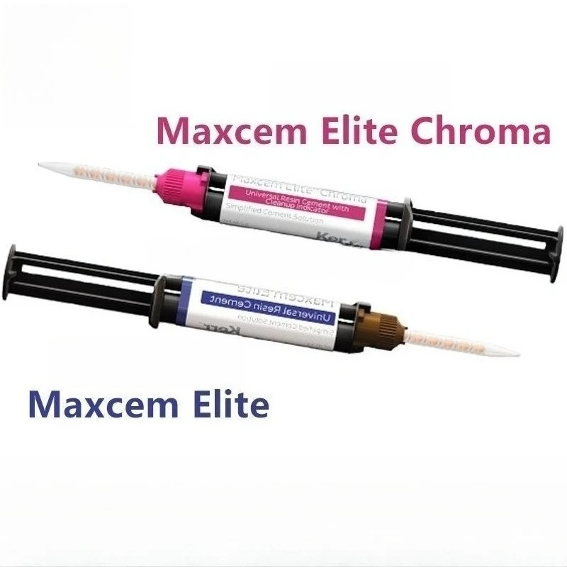 Kerr Maxcem Elite Chroma Dental Color Changing Dual Curing Resin Cement Self Etching and Self-adhesive Dental Resin Material
Kerr Maxcem Elite Chroma Dental Color Changing Dual Curing Resin Cement Self Etching and Self-adhesive Dental Resin Material