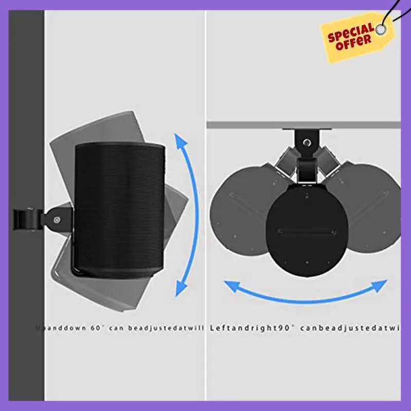 -A96Z 4X Wall Mount Bracket For Sonos Era 100, Wireless Speaker Space Saving Smart Home Metal Wall Stand Holder, Black
-A96Z 4X Wall Mount Bracket For Sonos Era 100, Wireless Speaker Space Saving Smart Home Metal Wall Stand Holder, Black