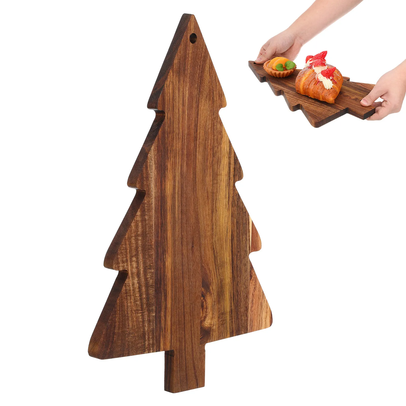 Christmas Tree Cutting Board Natural Wood Chopping Platter for Pizza Bread Sushi Cheese Charcuterie Dessert Fruit Butter Serving
Christmas Tree Cutting Board Natural Wood Chopping Platter for Pizza Bread Sushi Cheese Charcuterie Dessert Fruit Butter Serving