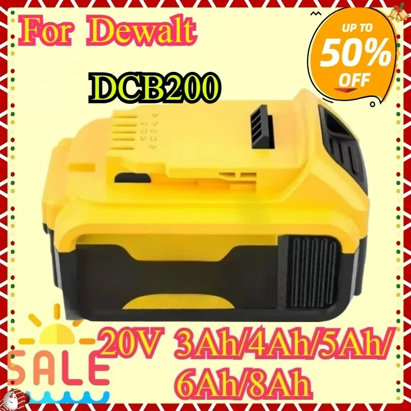 For DCB200 Battery For DeWalt 20V 6.0Ah MAX Rechargeable Lithium Battery Power Tools DCB142 DCD735L2 DCF835C2 DCF835L2
For DCB200 Battery For DeWalt 20V 6.0Ah MAX Rechargeable Lithium Battery Power Tools DCB142 DCD735L2 DCF835C2 DCF835L2