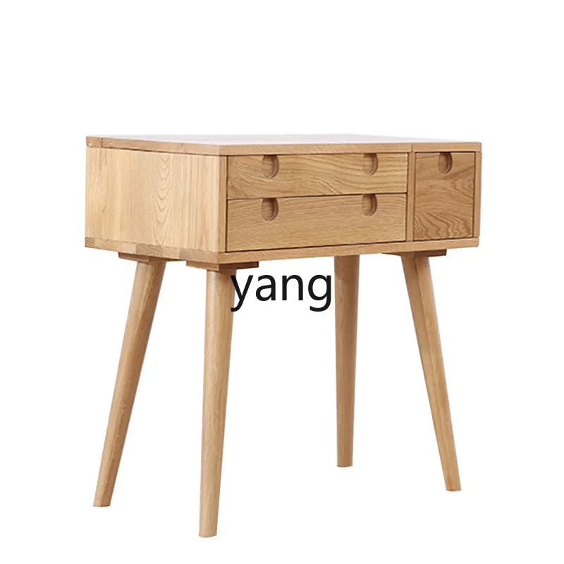LH red oak clamshell dresser with mirror simple all solid wood makeup table
LH red oak clamshell dresser with mirror simple all solid wood makeup table