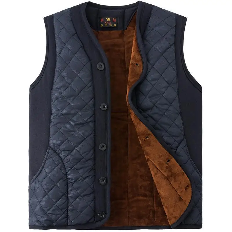 2023 Men's Winter Fleece-Lined Thickening Vest V-neck Color-Block down Cotton-Padded Vest
2023 Men's Winter Fleece-Lined Thickening Vest V-neck Color-Block down Cotton-Padded Vest
