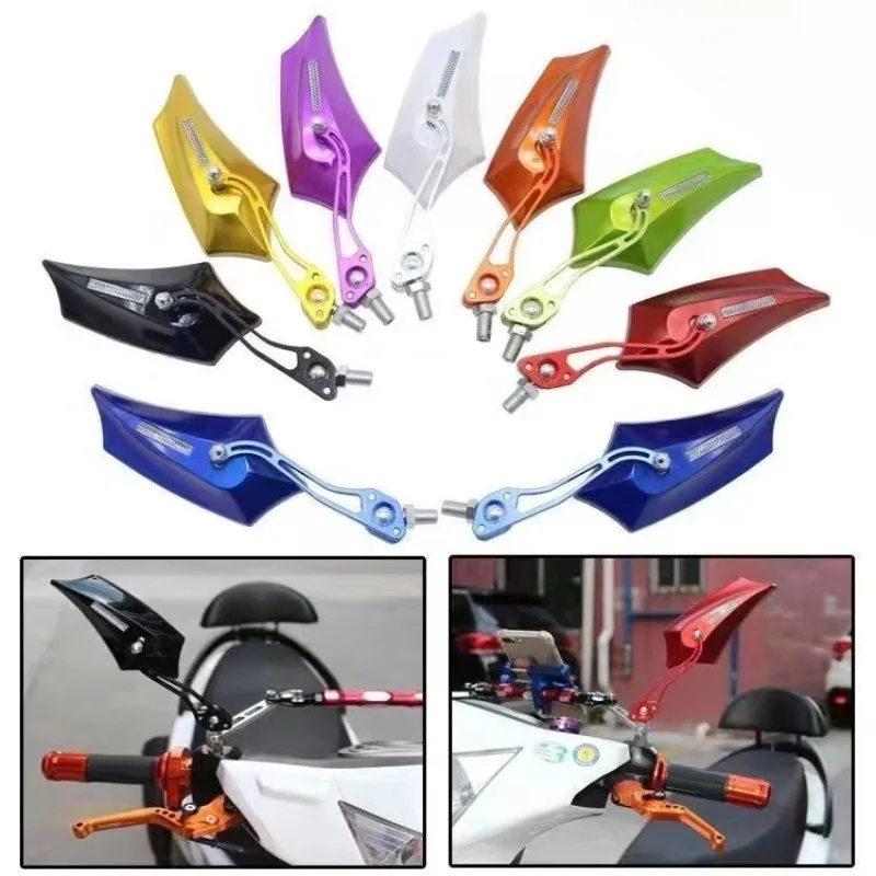 Universal 10mm Motorcycle Modification Rearview Mirrors Aluminum Alloy for Suzuki Yamaha BMW Motorbike Bicycle Mirror Parts
Universal 10mm Motorcycle Modification Rearview Mirrors Aluminum Alloy for Suzuki Yamaha BMW Motorbike Bicycle Mirror Parts