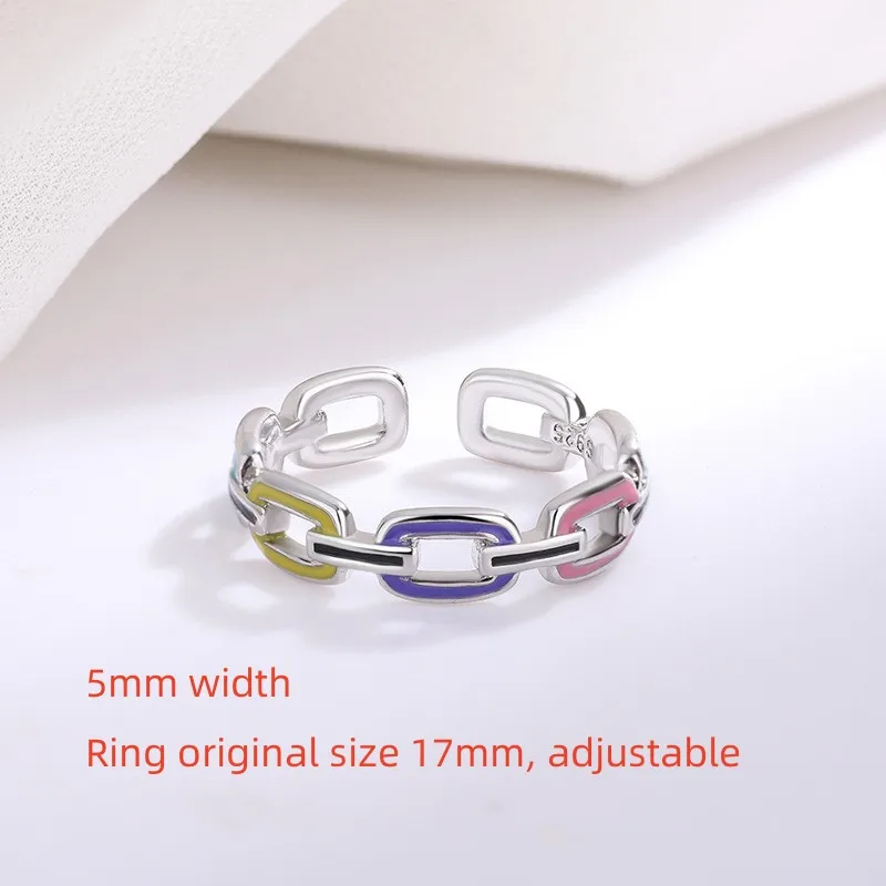 Buyee 925 Sterling Silver Female Ring Elegant Rainbow Double Circle Open Ring Finger for Women Fashion Party Fine Jewelry Circle
Buyee 925 Sterling Silver Female Ring Elegant Rainbow Double Circle Open Ring Finger for Women Fashion Party Fine Jewelry Circle