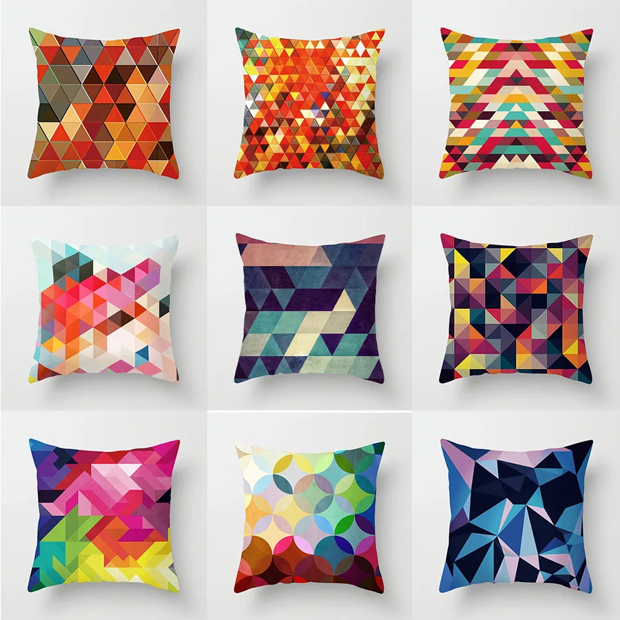 Rainbow Pillow Case Abstract Patterns Cushion Cover Colorful Geometric Polyester Cushion Decor For Home Car Sofa Pillow Cover
Rainbow Pillow Case Abstract Patterns Cushion Cover Colorful Geometric Polyester Cushion Decor For Home Car Sofa Pillow Cover