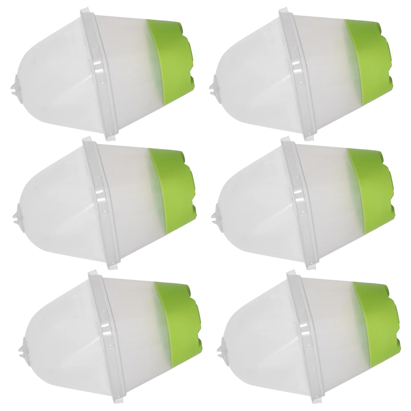 6 Pcs Container Seedling Pot Flower Pots Clear Plant Dome 810X770X550CM Silicone Nursery Planter
6 Pcs Container Seedling Pot Flower Pots Clear Plant Dome 810X770X550CM Silicone Nursery Planter