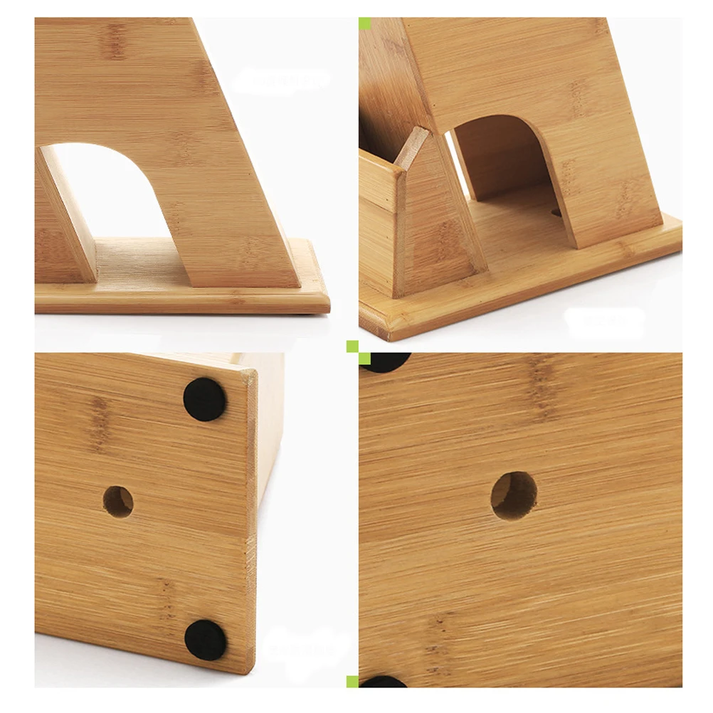 Bamboo Knife Rack Holder Storage Box Wooden Shelving Multi Partition Non Slip Draining Kitchen Tool ganizing Household Storage
Bamboo Knife Rack Holder Storage Box Wooden Shelving Multi Partition Non Slip Draining Kitchen Tool ganizing Household Storage