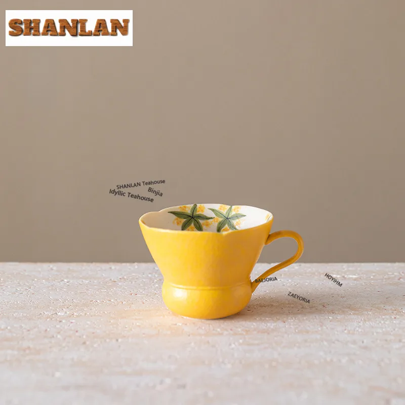 Hand-painted Osmanthus Teacup Zen Tea Bowl Sample Tea Cup Tea-tasting Meditation Cup Jianzhan Master Cups Teaware Decoration
Hand-painted Osmanthus Teacup Zen Tea Bowl Sample Tea Cup Tea-tasting Meditation Cup Jianzhan Master Cups Teaware Decoration