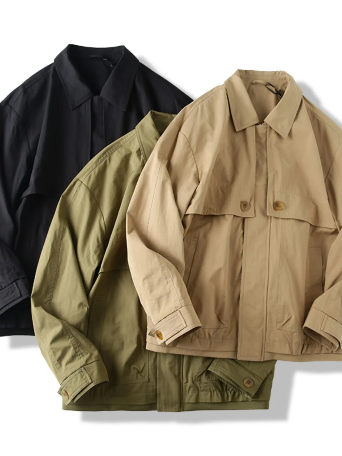 Limited Edition Retro Workwear Deconstructed Sle Men's Casual Collar Jaet New Spring Autumn Loose Silhouette Outerwear
Limited Edition Retro Workwear Deconstructed Sle Men's Casual Collar Jaet New Spring Autumn Loose Silhouette Outerwear