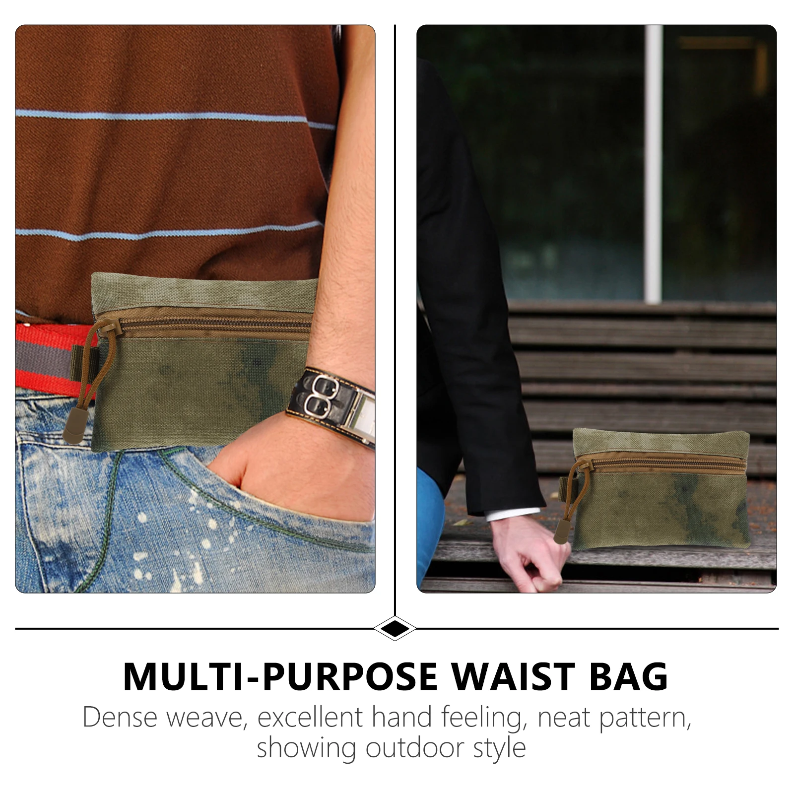 Outdoor Waist Fabric Wear Resistant Multi Purpose Storage Sports Fanny Pouch Coin Purse Sports Fanny Waist Bag Bag
Outdoor Waist Fabric Wear Resistant Multi Purpose Storage Sports Fanny Pouch Coin Purse Sports Fanny Waist Bag Bag