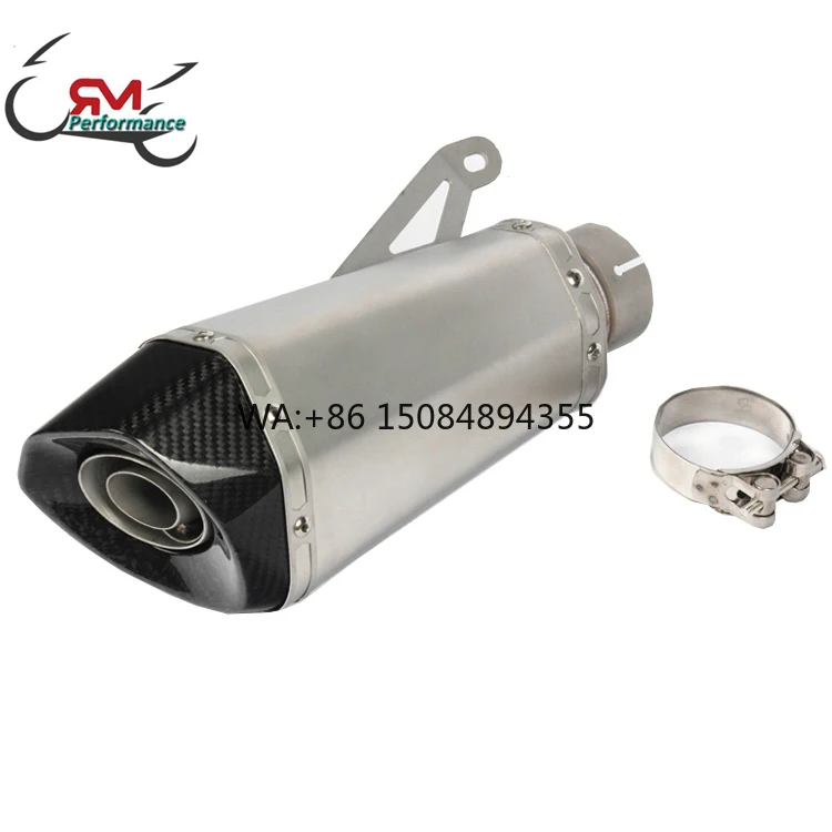 60mm Real Carbon Fiber Universal Motorcycle Bracket Slip on Exhaust Tube Escapes Moto
60mm Real Carbon Fiber Universal Motorcycle Bracket Slip on Exhaust Tube Escapes Moto
