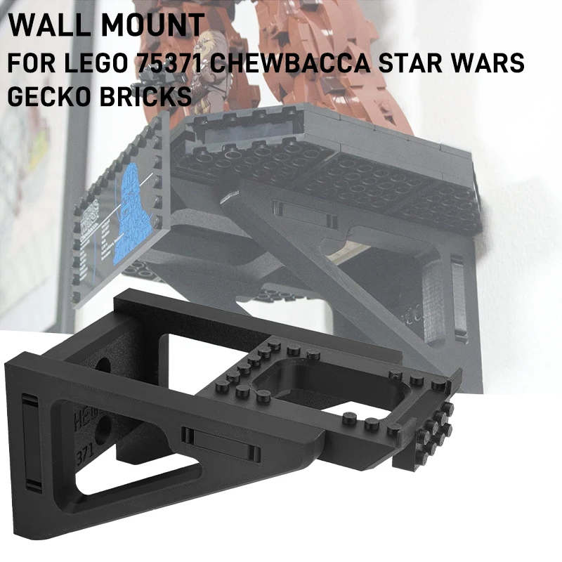 DIY Building Block Wall Display Bracket Wall Mount Holder for LEGO 75371 Chewbacca Star Wars
DIY Building Block Wall Display Bracket Wall Mount Holder for LEGO 75371 Chewbacca Star Wars