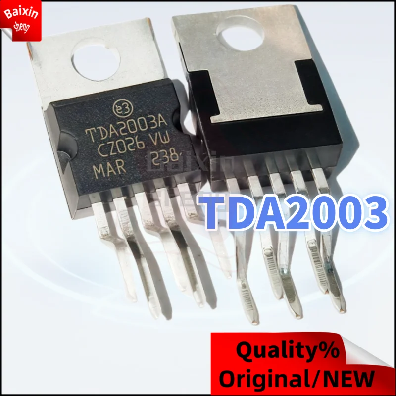 10PCS: NEW TDA2003 TO-220-5 Audio amplifier board amplifier integrated block IC chip direct insertion
10PCS: NEW TDA2003 TO-220-5 Audio amplifier board amplifier integrated block IC chip direct insertion