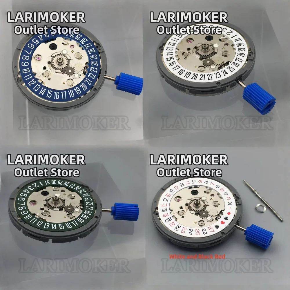 LARIMOKERB Black White Blue Green NH34 GMT Automatic Movement 6 o'clock Date Function Date Dial High Precision 24 Hour Display
LARIMOKERB Black White Blue Green NH34 GMT Automatic Movement 6 o'clock Date Function Date Dial High Precision 24 Hour Display