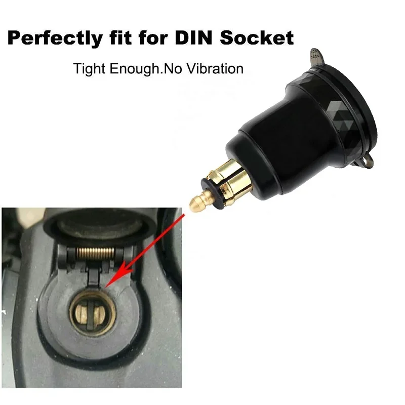 For BMW Ducati Triumph Motorcycle DIN Plug to USB C PD 3.0 QC 3.0 USB with ON-Off Switch Charger Power Adapter Voltmeter
For BMW Ducati Triumph Motorcycle DIN Plug to USB C PD 3.0 QC 3.0 USB with ON-Off Switch Charger Power Adapter Voltmeter