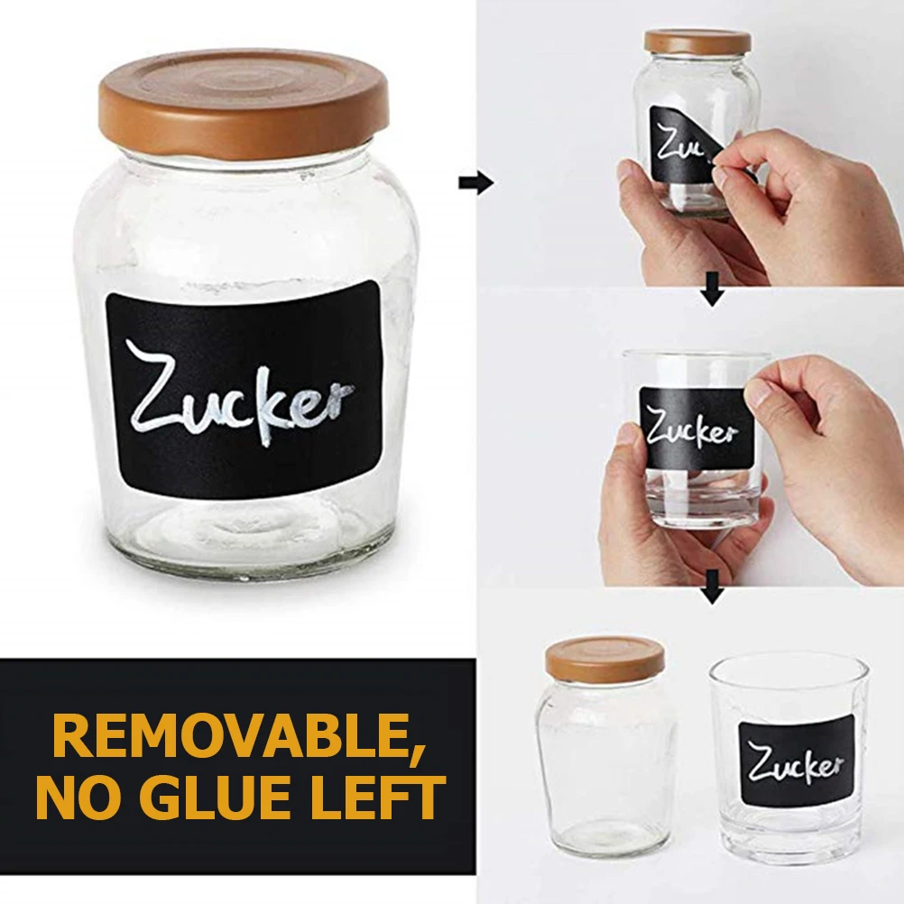 300pcs Blackboard Label Stickers Pvc Self-Adhesive Kitchen Labels For Jars Bottles Spice Containers Wine Glasses Blank Reusable
300pcs Blackboard Label Stickers Pvc Self-Adhesive Kitchen Labels For Jars Bottles Spice Containers Wine Glasses Blank Reusable