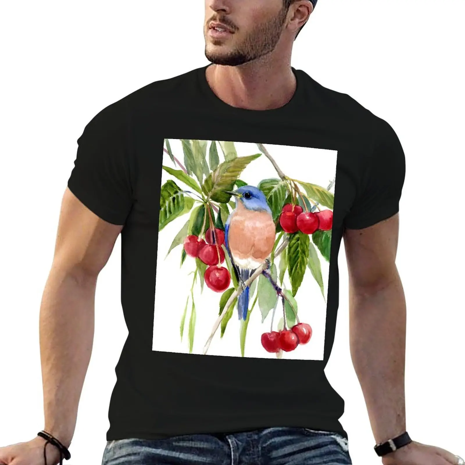 Bluebird and Cherries T-Shirt t shirts for man cotton funny essential t shirt man t shirt luxury T-shirt
Bluebird and Cherries T-Shirt t shirts for man cotton funny essential t shirt man t shirt luxury T-shirt