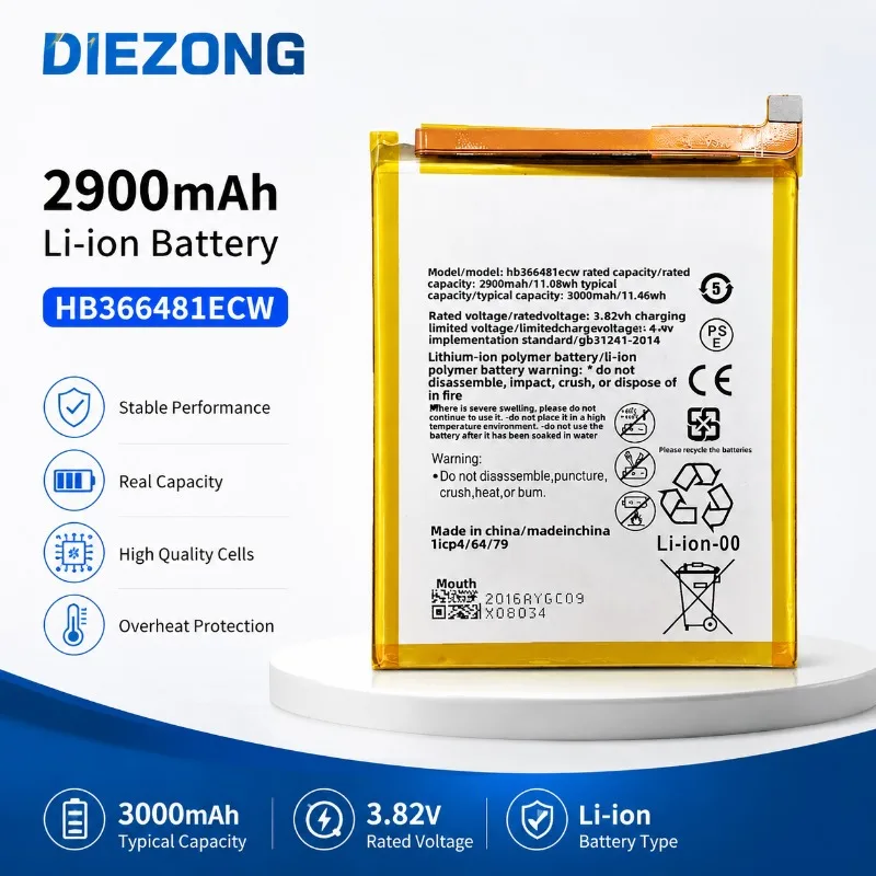 Phone Battery Compatible with Huawei P9/P20 Lite/P9Lite/Honor 8/Honor 8 Youth Edition/Nova 3e in Stock High-Performance
Phone Battery Compatible with Huawei P9/P20 Lite/P9Lite/Honor 8/Honor 8 Youth Edition/Nova 3e in Stock High-Performance