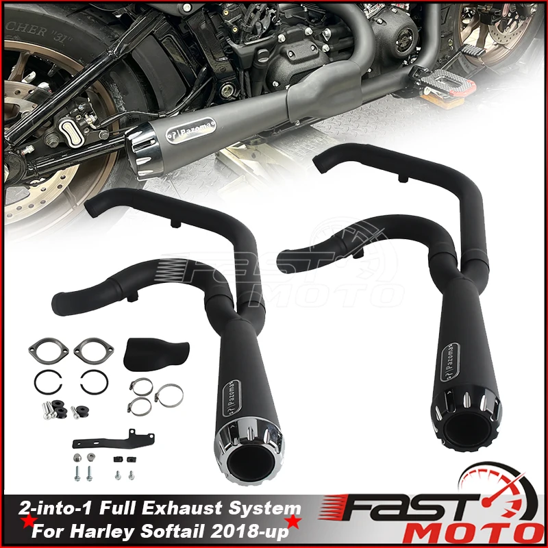 Stainless Steel Muffler Exhaust Pipe Heat Shield For Harley Low Rider FXLR FXLRST FXLRS FXRST Motorcycle Exhaust Systems 2018-UP
Stainless Steel Muffler Exhaust Pipe Heat Shield For Harley Low Rider FXLR FXLRST FXLRS FXRST Motorcycle Exhaust Systems 2018-UP