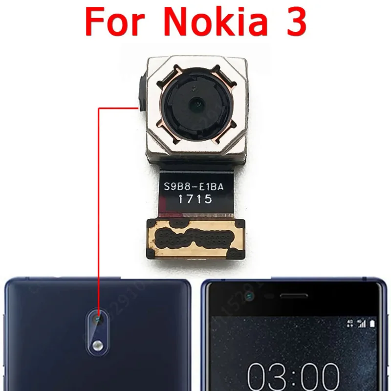 Rear camera For Nokia 3 Back View Main Big Backside Module Flex Cable Replacement Spare Parts
Rear camera For Nokia 3 Back View Main Big Backside Module Flex Cable Replacement Spare Parts