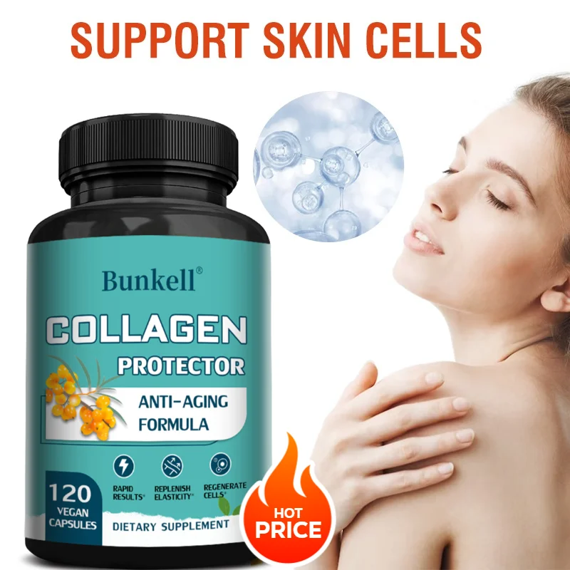 Collagen Sea Buckthorn Capsules with Quercetin, Support Skin Hair Nail, Joint, Cardiovascular, Digestive & Immune Wellness
Collagen Sea Buckthorn Capsules with Quercetin, Support Skin Hair Nail, Joint, Cardiovascular, Digestive & Immune Wellness