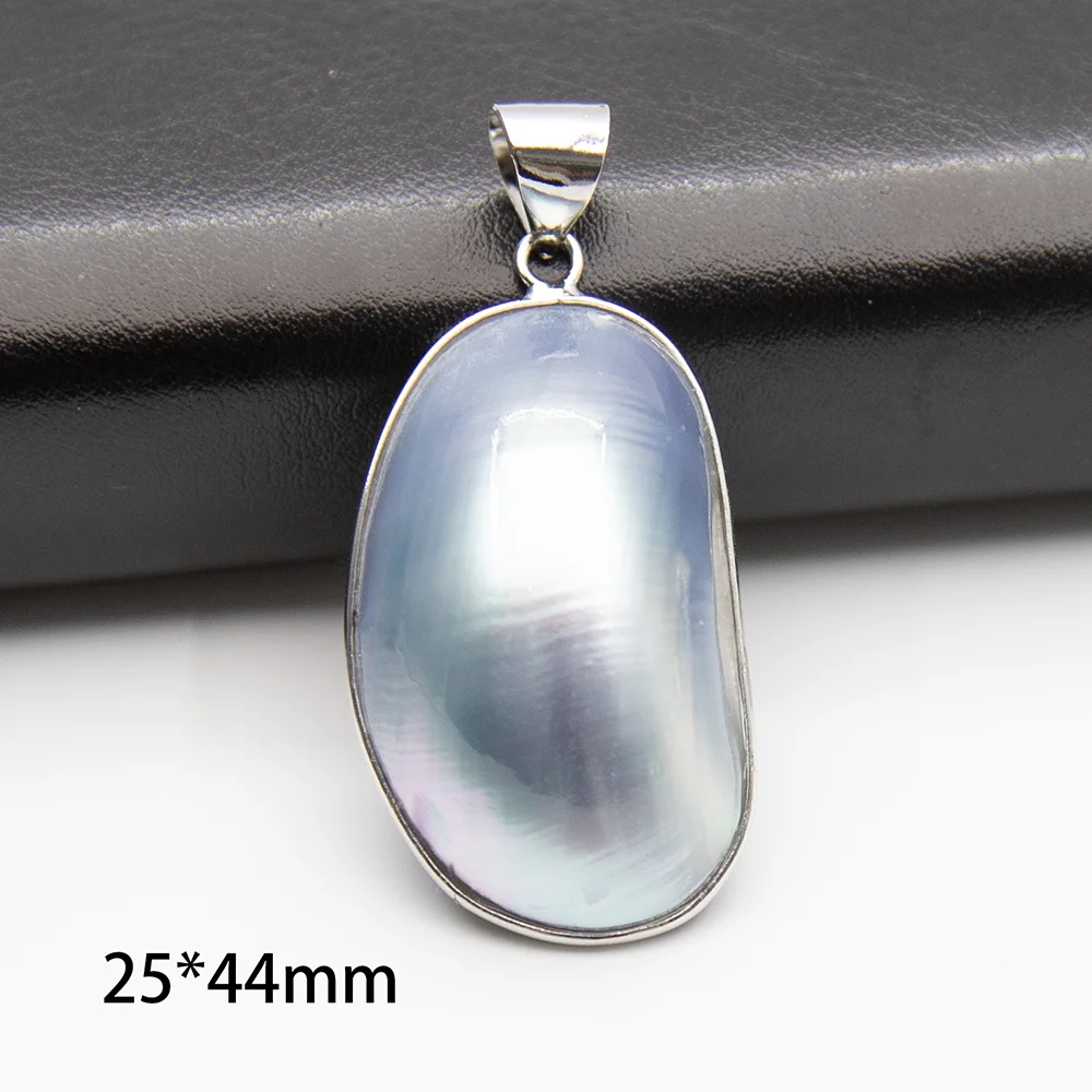 Hot Selling Exquisite Pendant Natural Horse Shell Pearl White Blue DIY Women's and Men's Necklace Valentine's Day Gift
Hot Selling Exquisite Pendant Natural Horse Shell Pearl White Blue DIY Women's and Men's Necklace Valentine's Day Gift