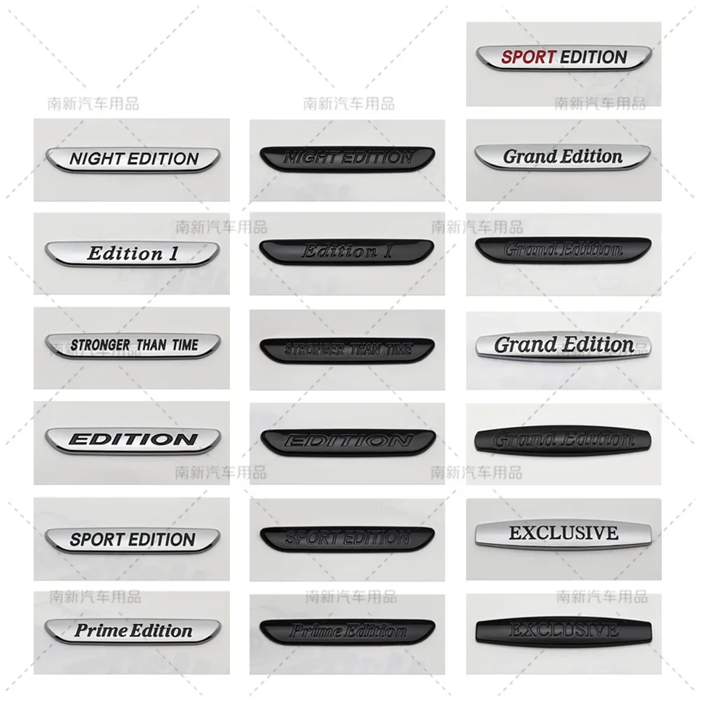 Car Styling 3D Prime Night Edition Grand Exclusive Sport Edition Metal Car Body Fender Trunk Zinc Alloy Adhesive Badge Emblem
Car Styling 3D Prime Night Edition Grand Exclusive Sport Edition Metal Car Body Fender Trunk Zinc Alloy Adhesive Badge Emblem