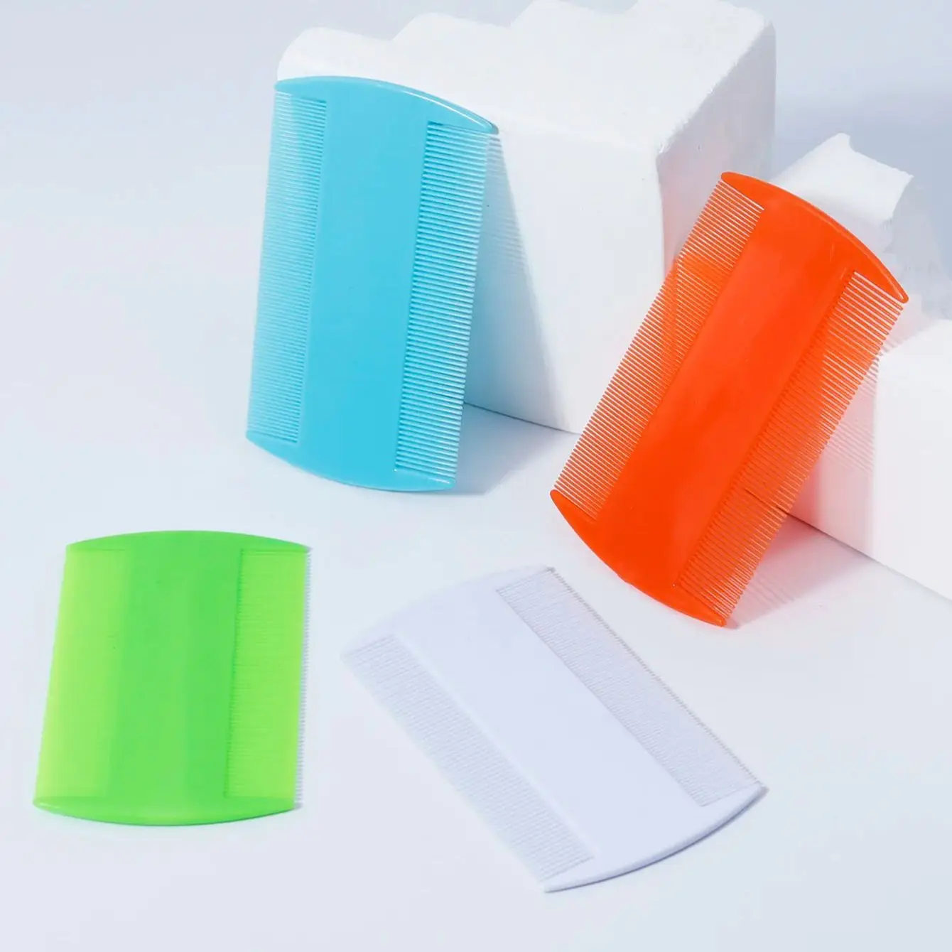 4pcs multi-color flea and lice removal comb, fine toothed hair comb, compact and portable, Special for real hair wigs
4pcs multi-color flea and lice removal comb, fine toothed hair comb, compact and portable, Special for real hair wigs