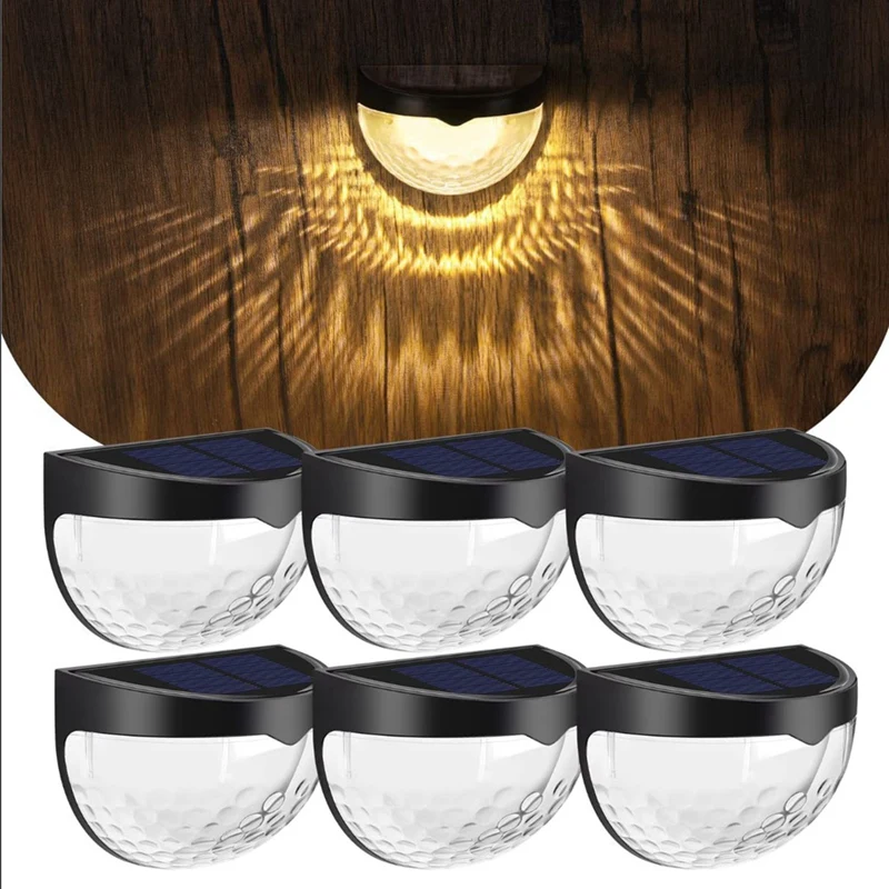 6 Pcs Solar Wall Light 6LED Fence Lights Outdoor Lights For Garden Decoration Light Solar-Warm Light
6 Pcs Solar Wall Light 6LED Fence Lights Outdoor Lights For Garden Decoration Light Solar-Warm Light