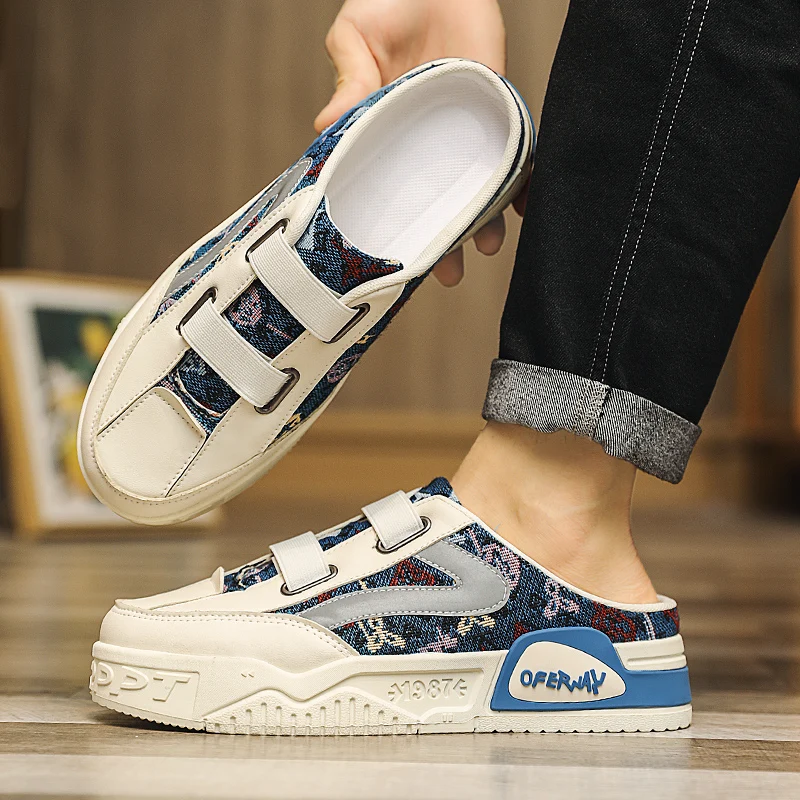 National Trend Embroidery Canvas Half Slippers High Quality Closed Toe Mule Slides Summer Casual Street Shoes
National Trend Embroidery Canvas Half Slippers High Quality Closed Toe Mule Slides Summer Casual Street Shoes