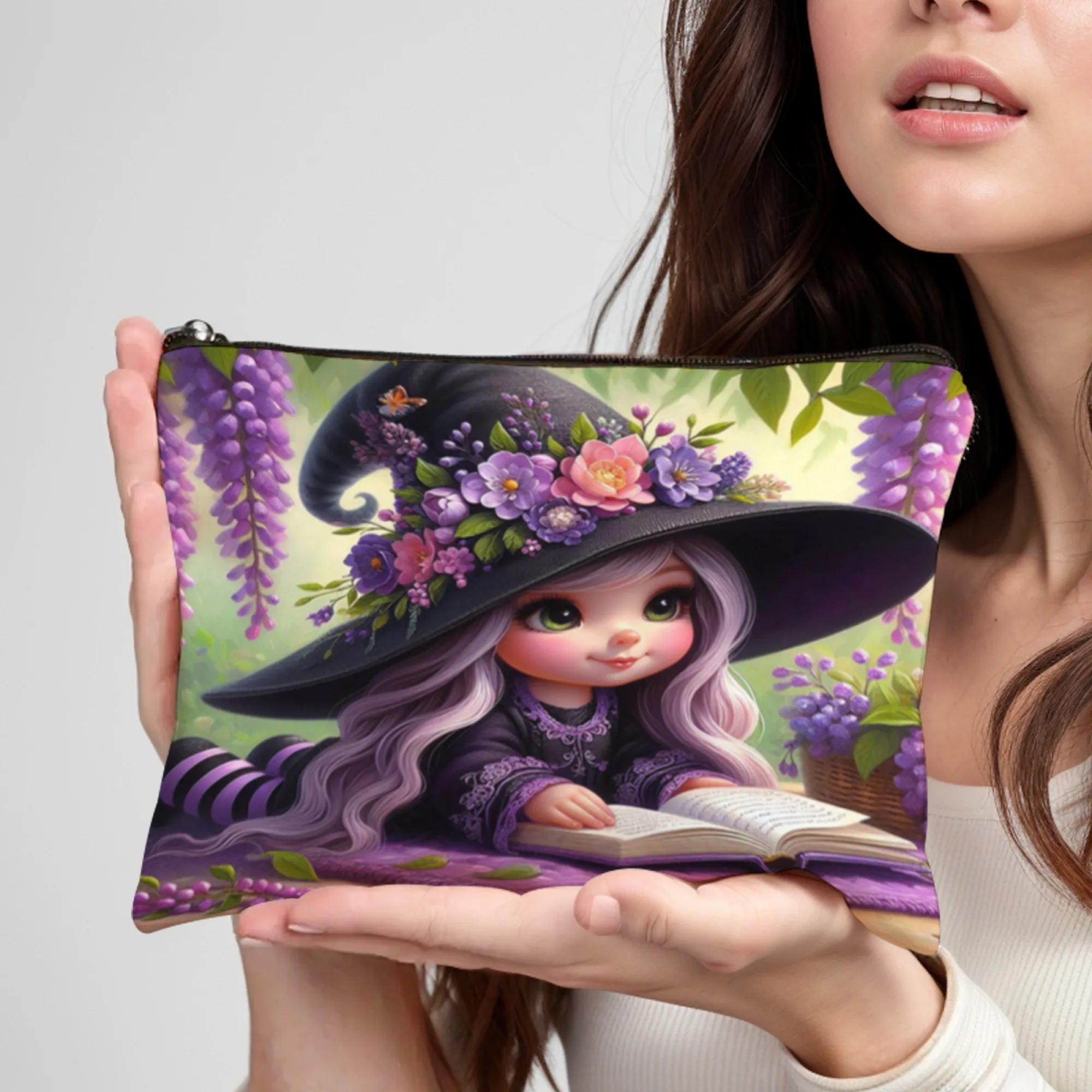 Purple Witch Print Stylish Zippered Makeup Bag Lightweight Portable Cosmetic Case With Closure Ideal For Women Birthday Gifts
Purple Witch Print Stylish Zippered Makeup Bag Lightweight Portable Cosmetic Case With Closure Ideal For Women Birthday Gifts