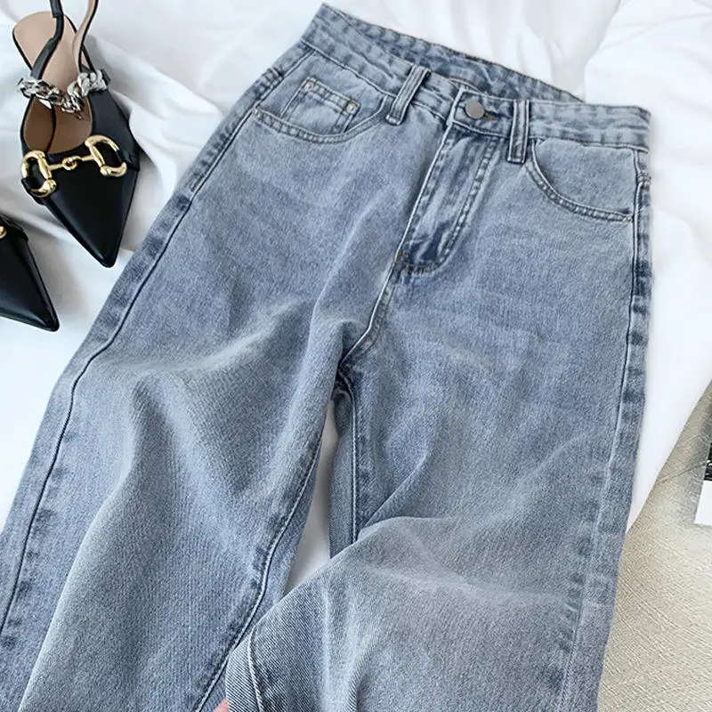 High Waist Wide Leg Denim Jeans Women's Summer Straight Loose plus Size Draping Floor-Length Pants Vibe Style Street Fashion
High Waist Wide Leg Denim Jeans Women's Summer Straight Loose plus Size Draping Floor-Length Pants Vibe Style Street Fashion